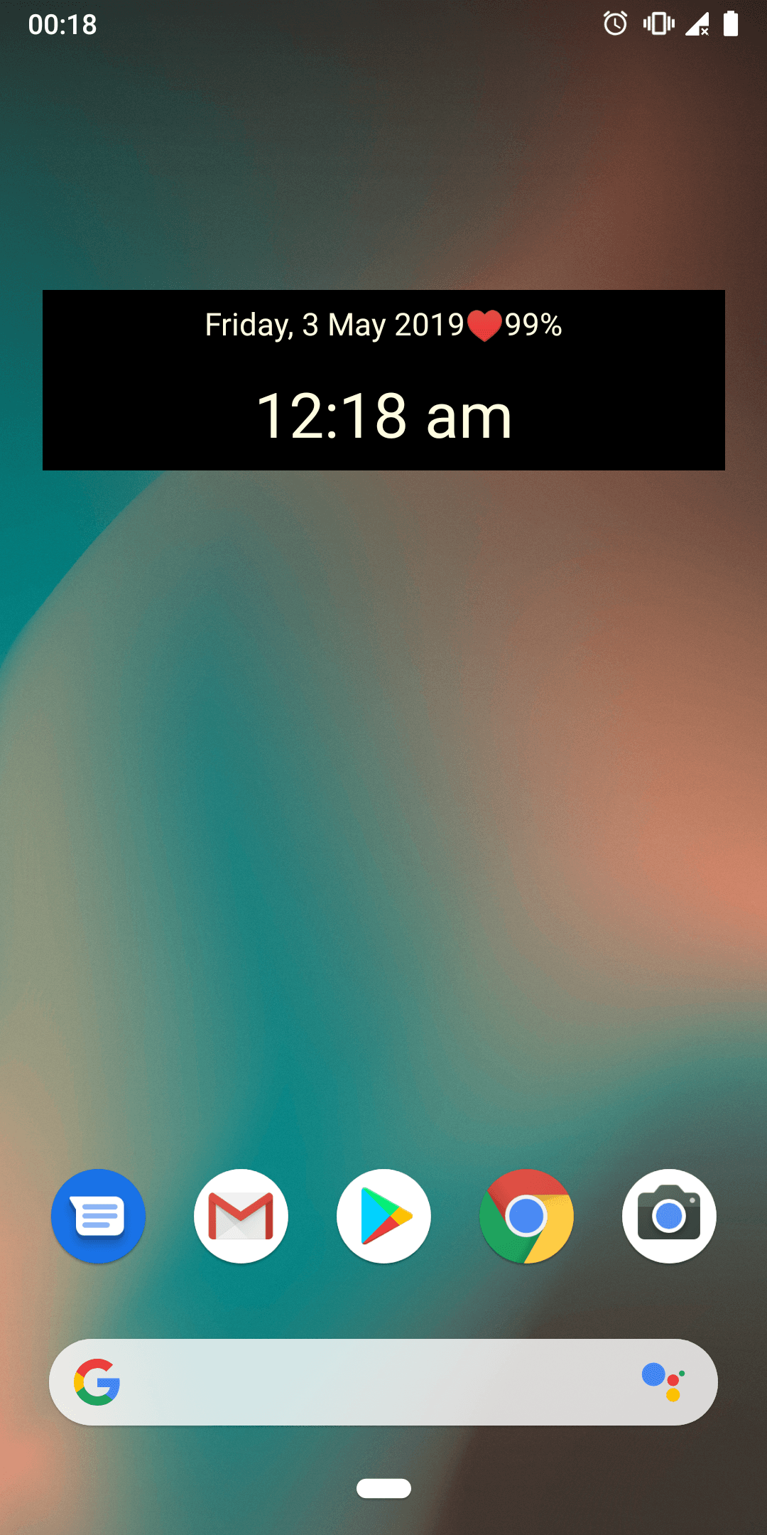 Скриншот 4 — Nanji clock widget