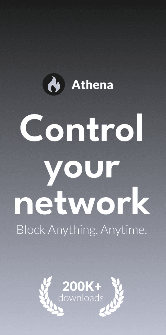 Скриншот 1 — Athena: Firewall DNS AdBlocker