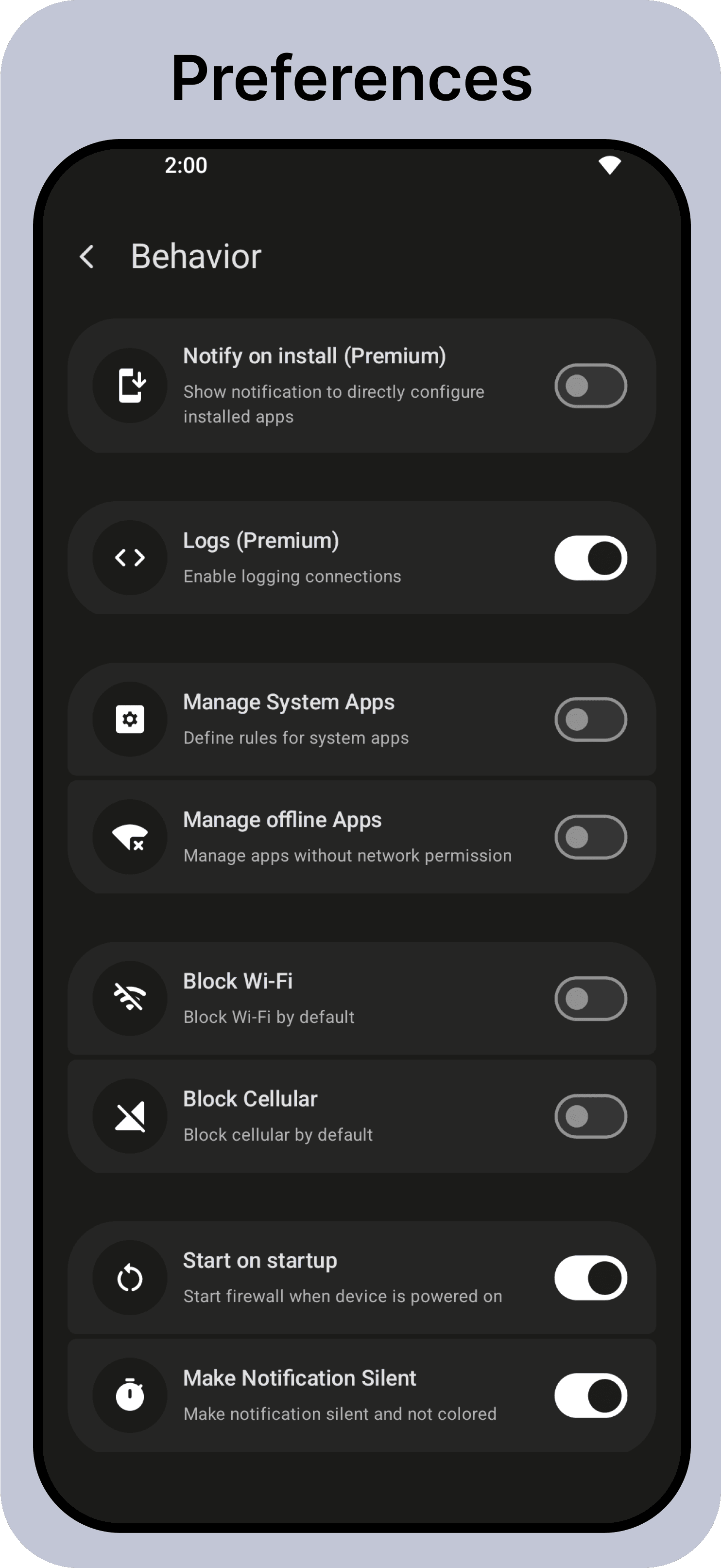 Скриншот 6 — Athena: Firewall DNS AdBlocker