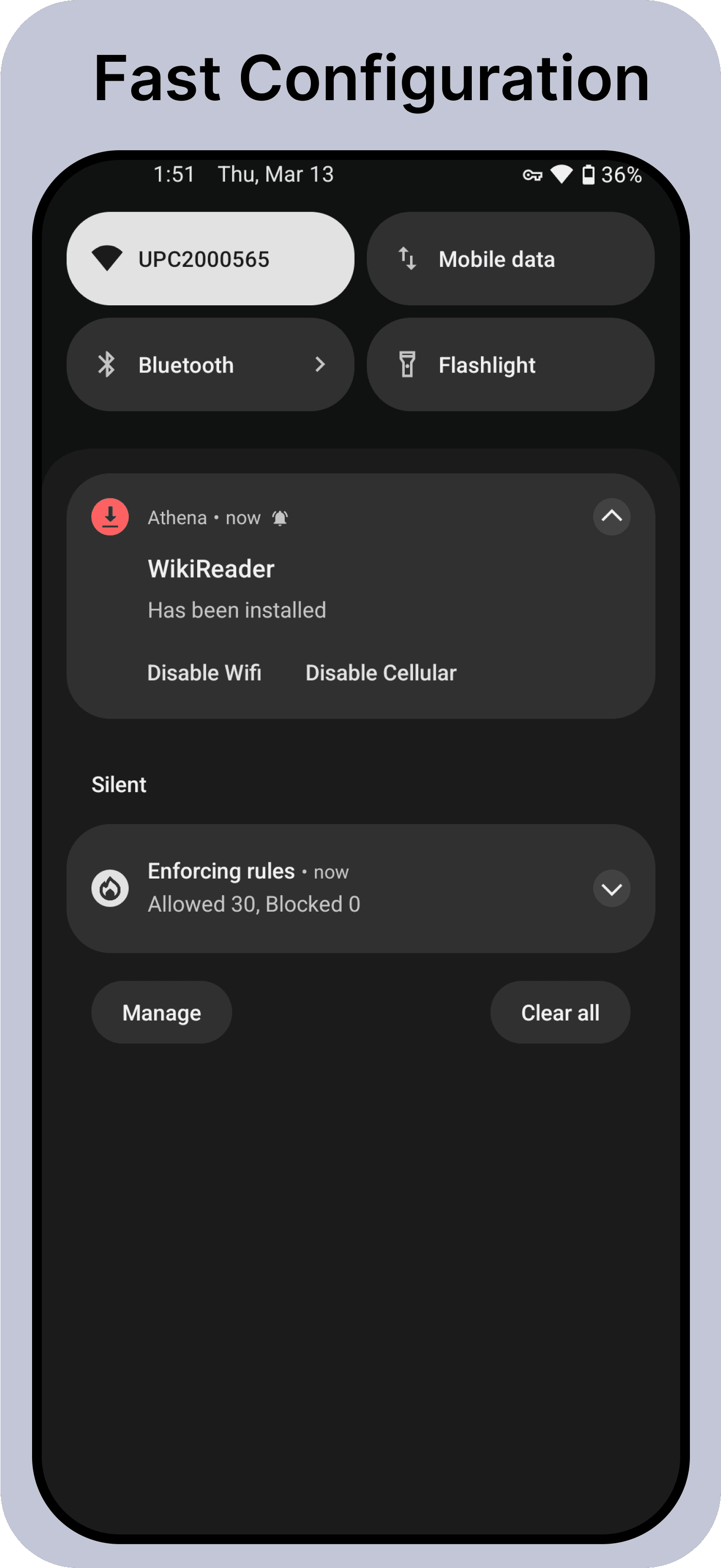 Скриншот 7 — Athena: Firewall DNS AdBlocker