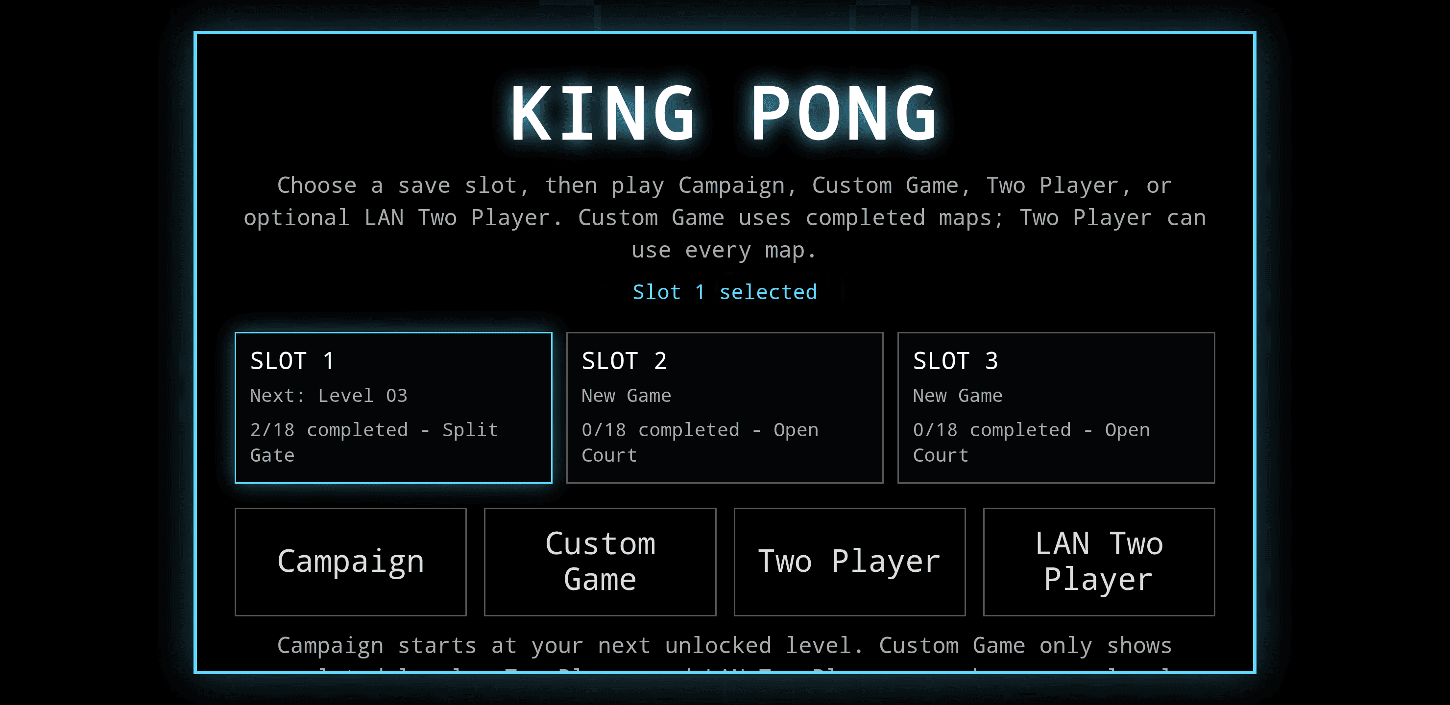 Скриншот 1 — King Pong
