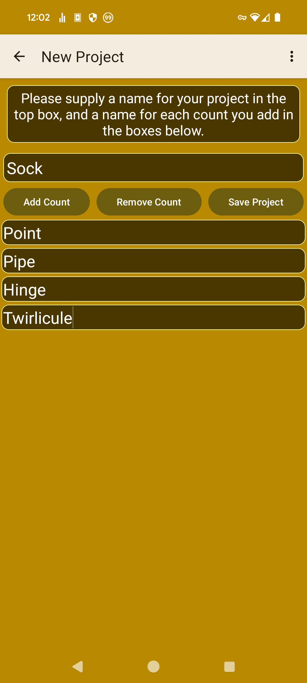 Скриншот 2 — BeeCount Knitting Counter