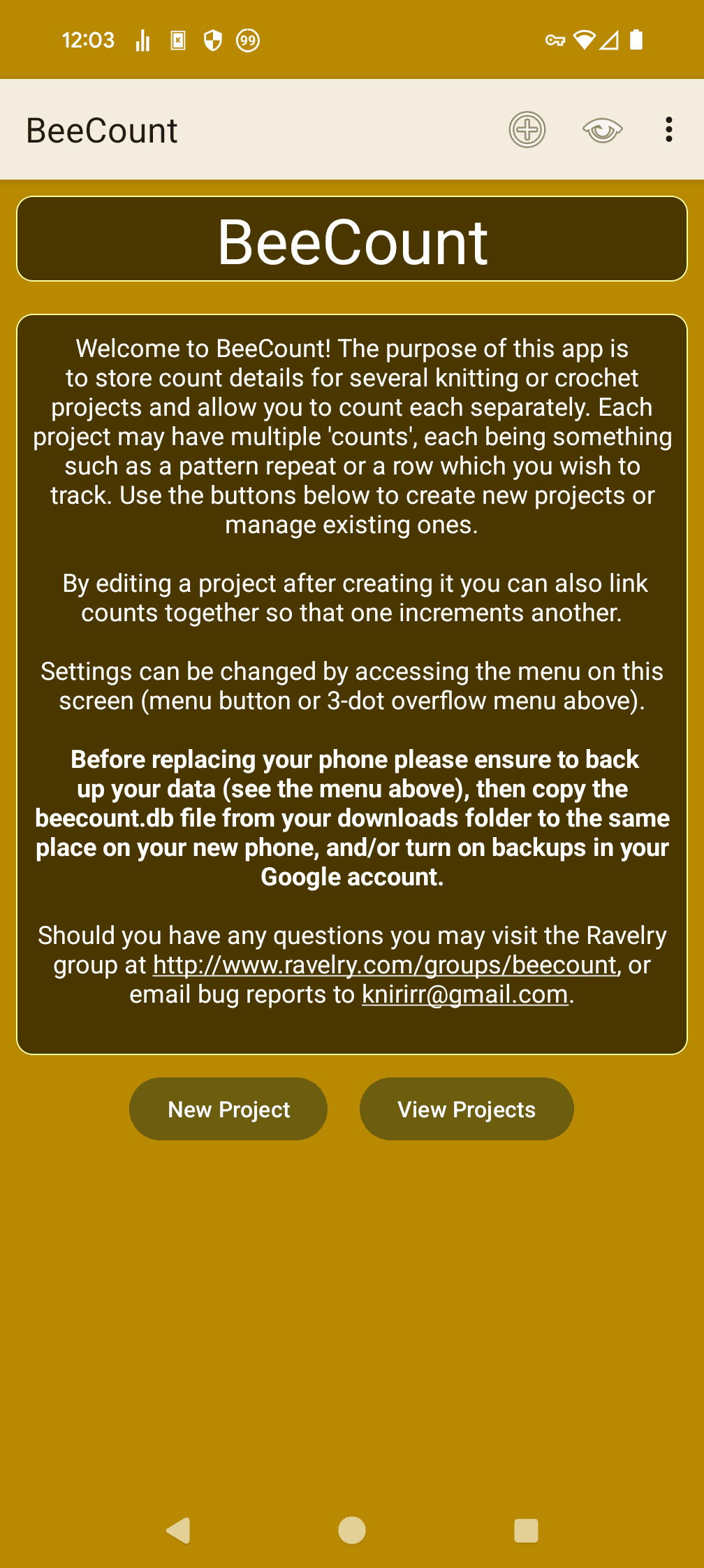 Скриншот 3 — BeeCount Knitting Counter