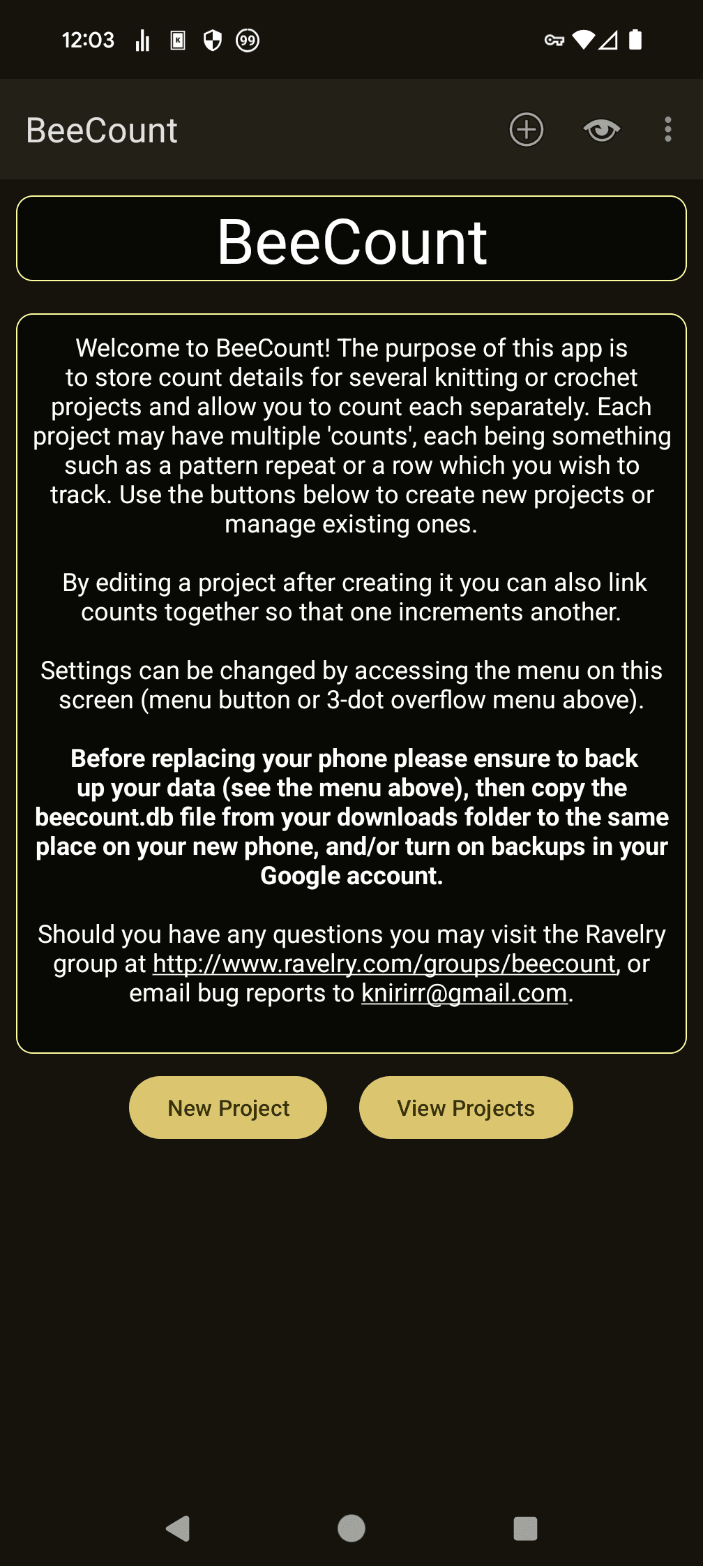 Скриншот 5 — BeeCount Knitting Counter
