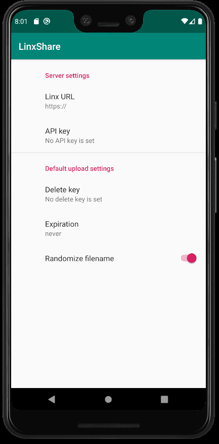 Скриншот 1 — LinxShare