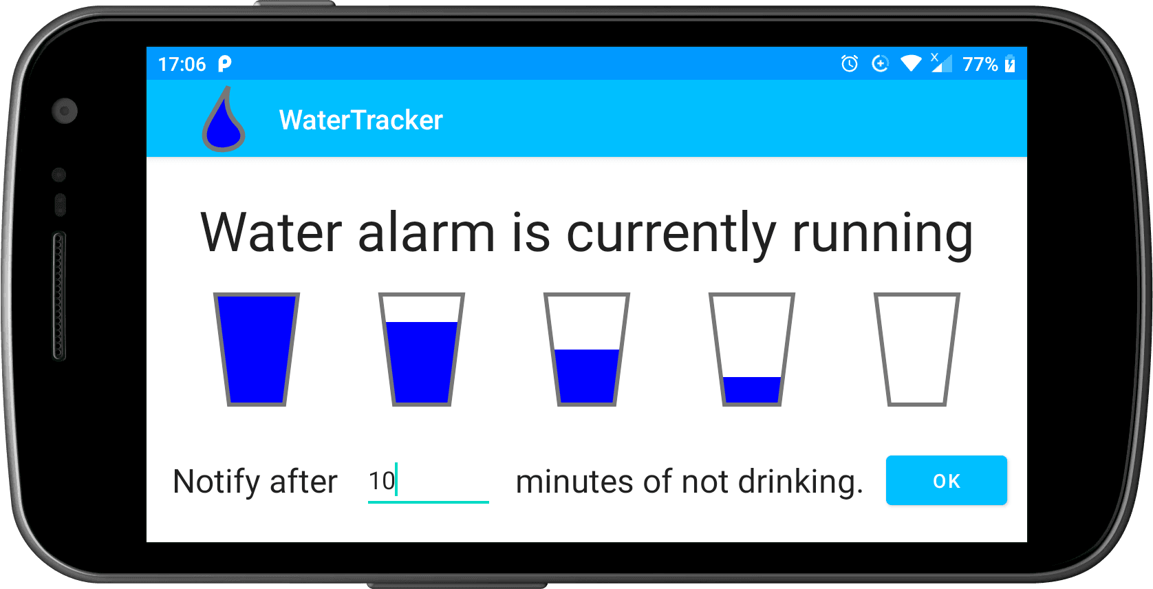 Скриншот 1 — WaterTracker