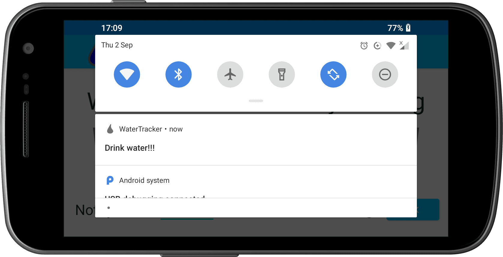Скриншот 2 — WaterTracker