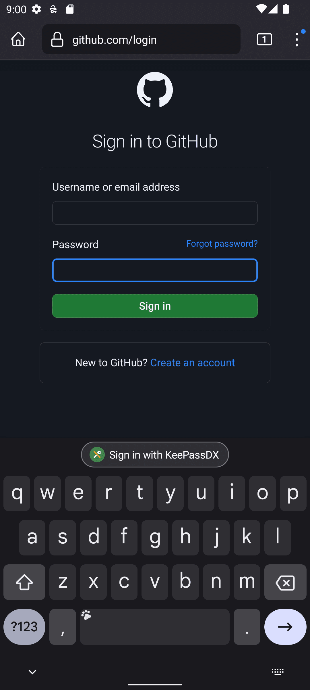 Скриншот 2 — KeePassDX - менеджер паролей