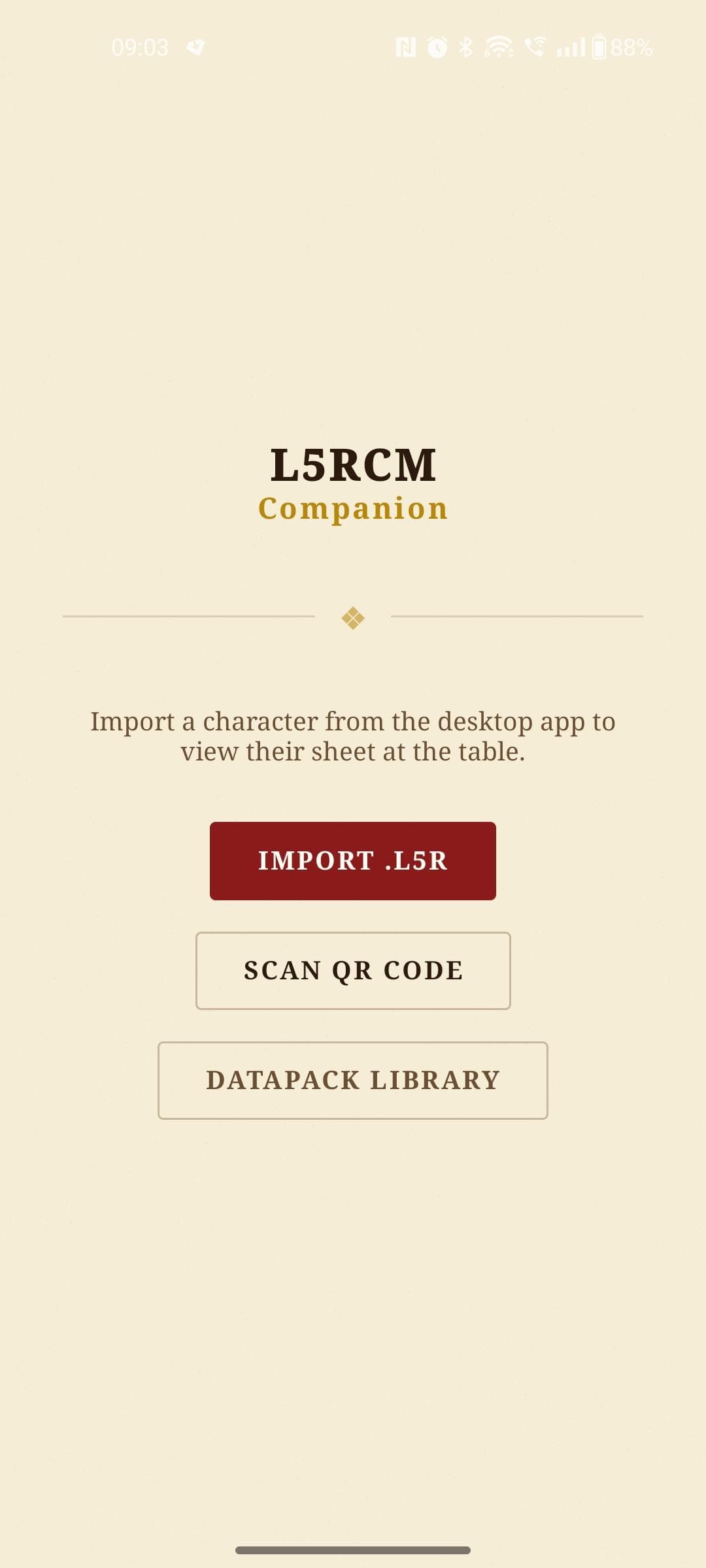 Скриншот 1 — L5RCM Companion