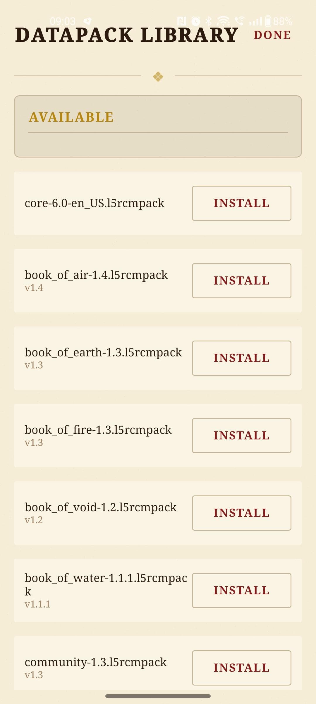 Скриншот 2 — L5RCM Companion