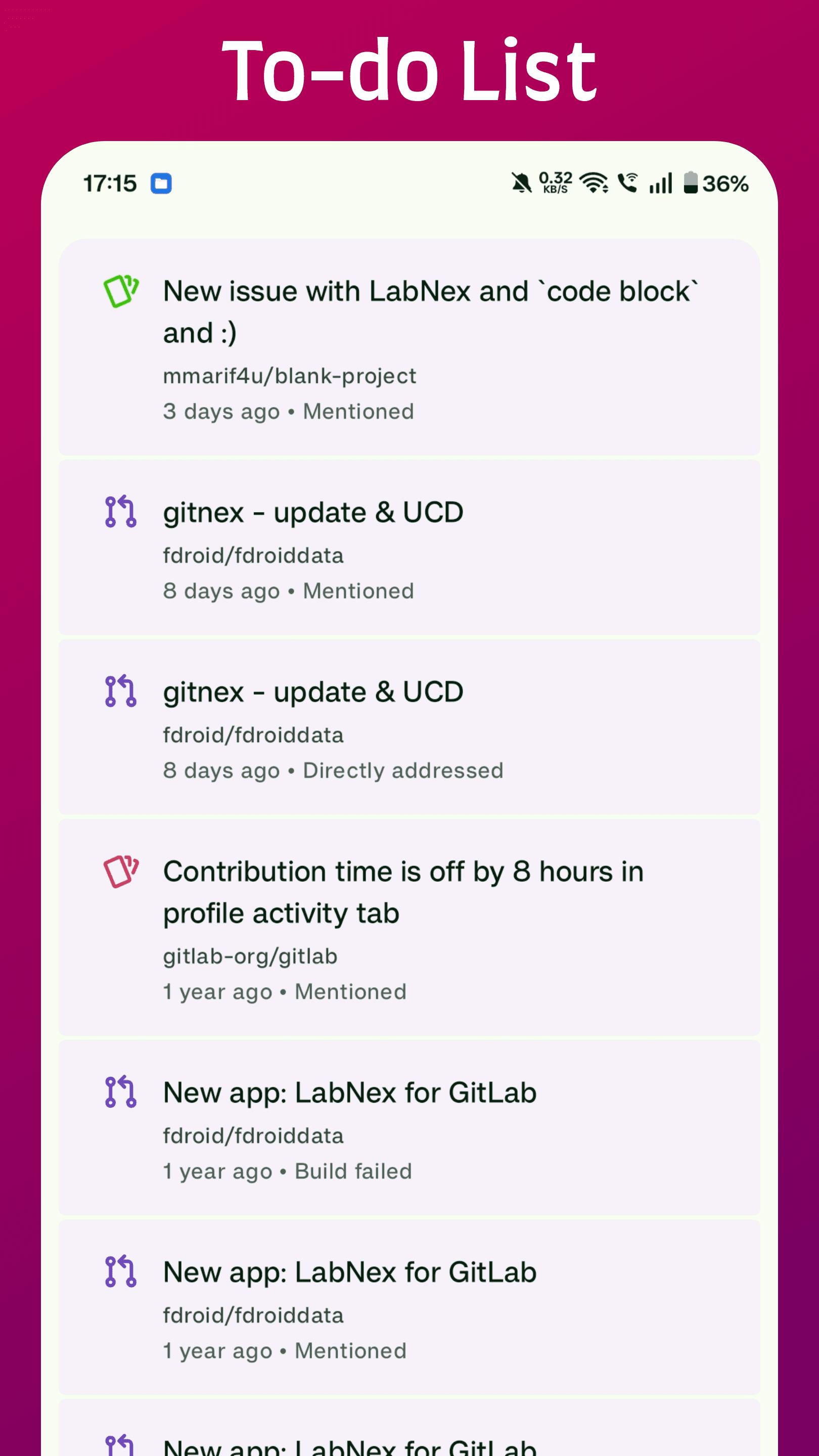 Скриншот 4 — LabNex for GitLab