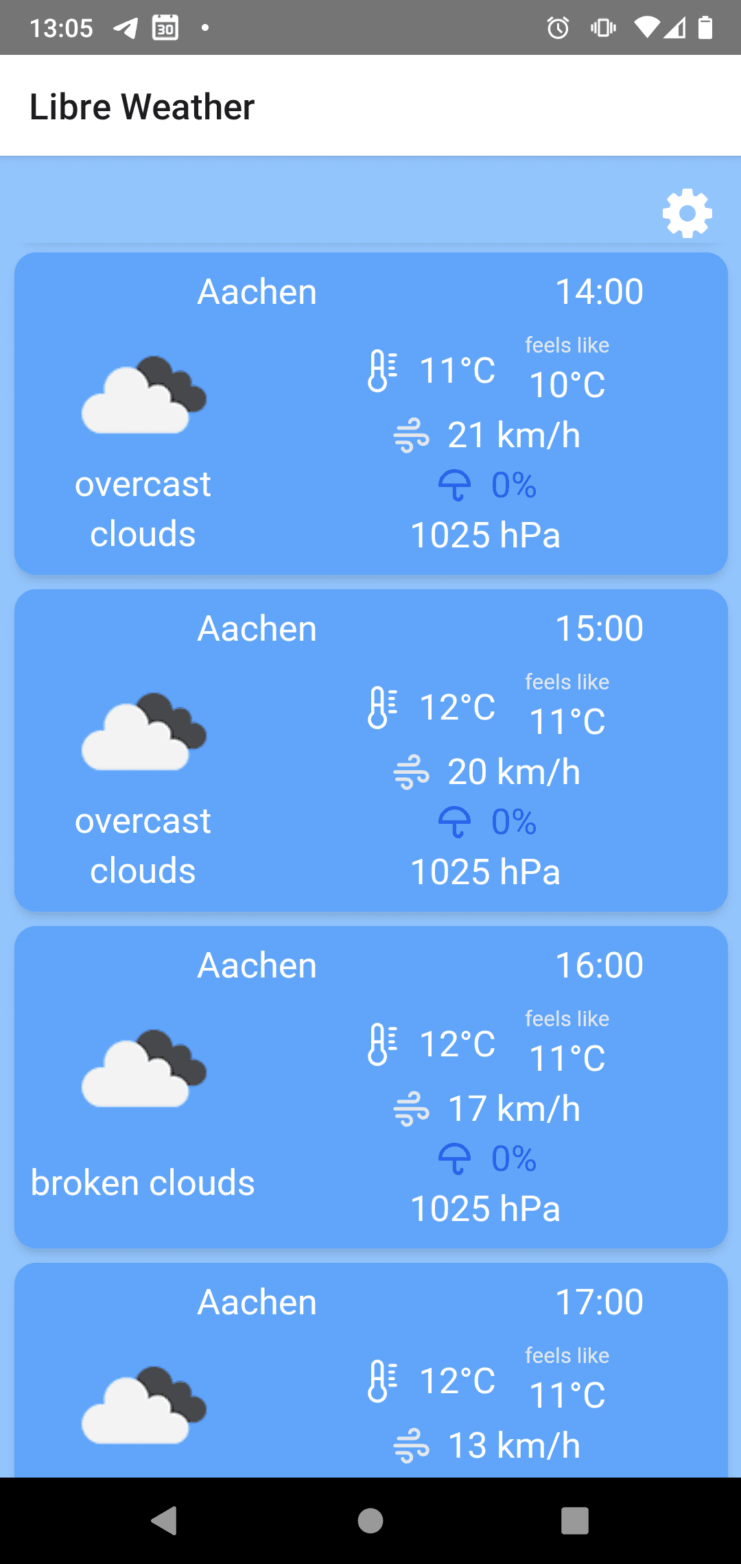 Скриншот 3 — Libre Weather