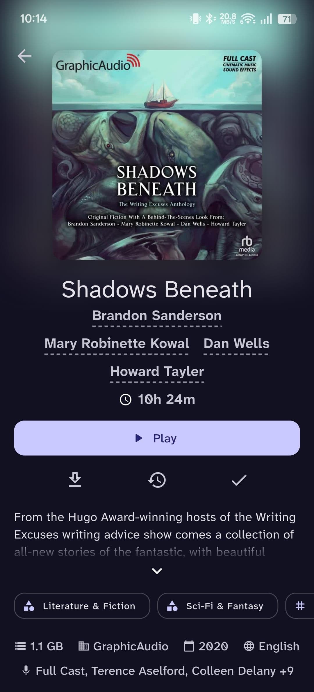 Скриншот 6 — Storii - audiobookshelf client