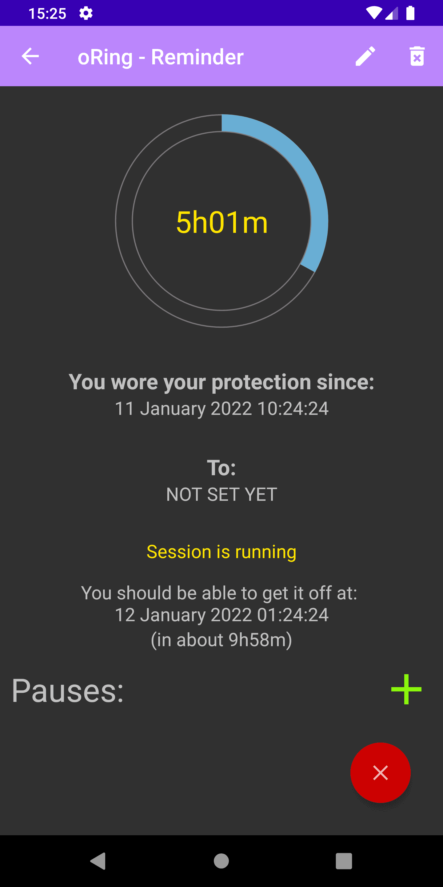 Скриншот 2 — oRing - Reminder
