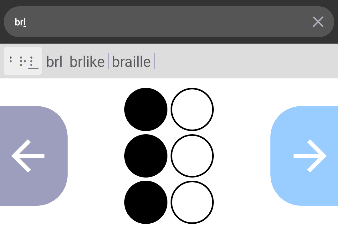 Скриншот 4 — Brailliac: Braille Keyboard