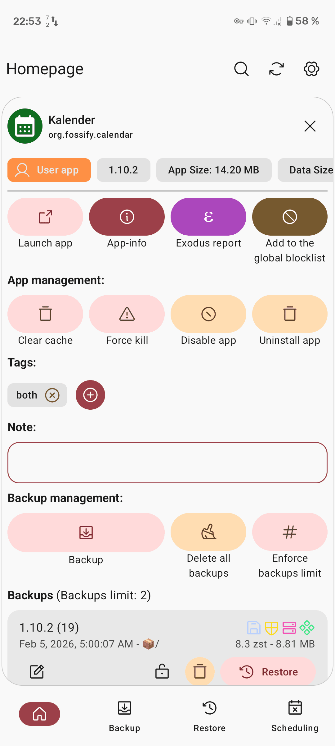 Скриншот 6 — Neo Backup