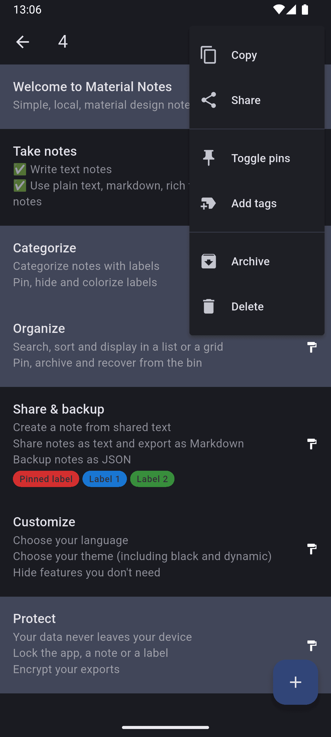 Скриншот 5 — Material Notes