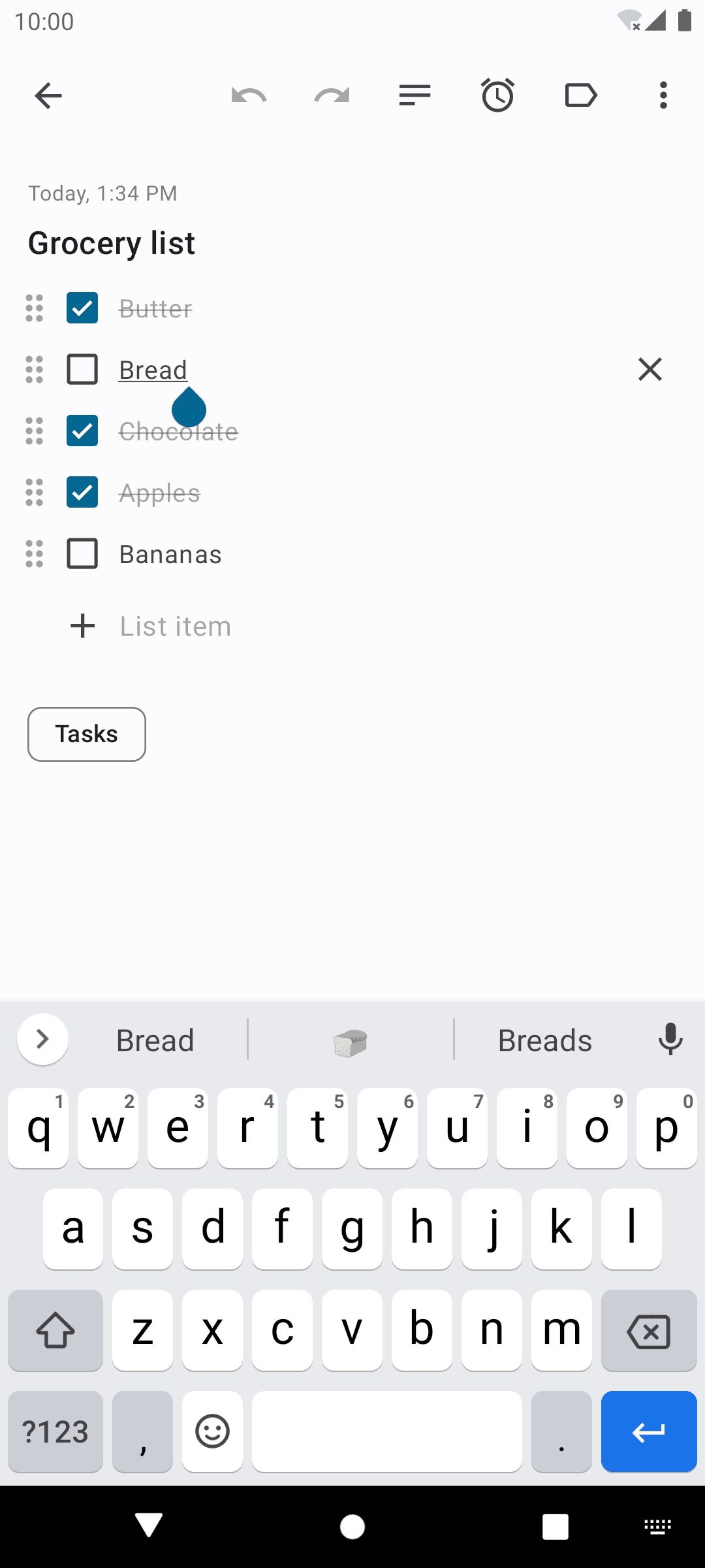 Скриншот 1 — Another notes app