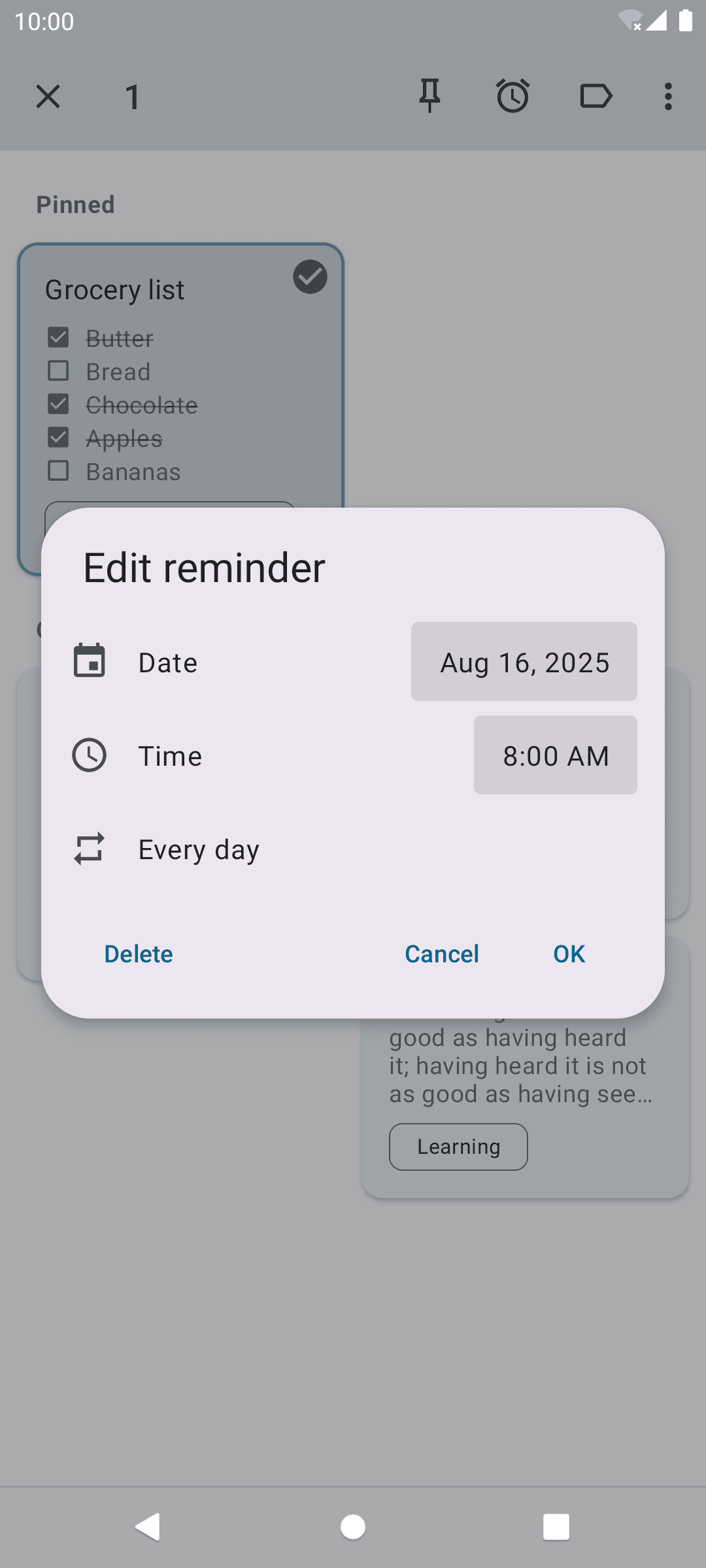 Скриншот 3 — Another notes app