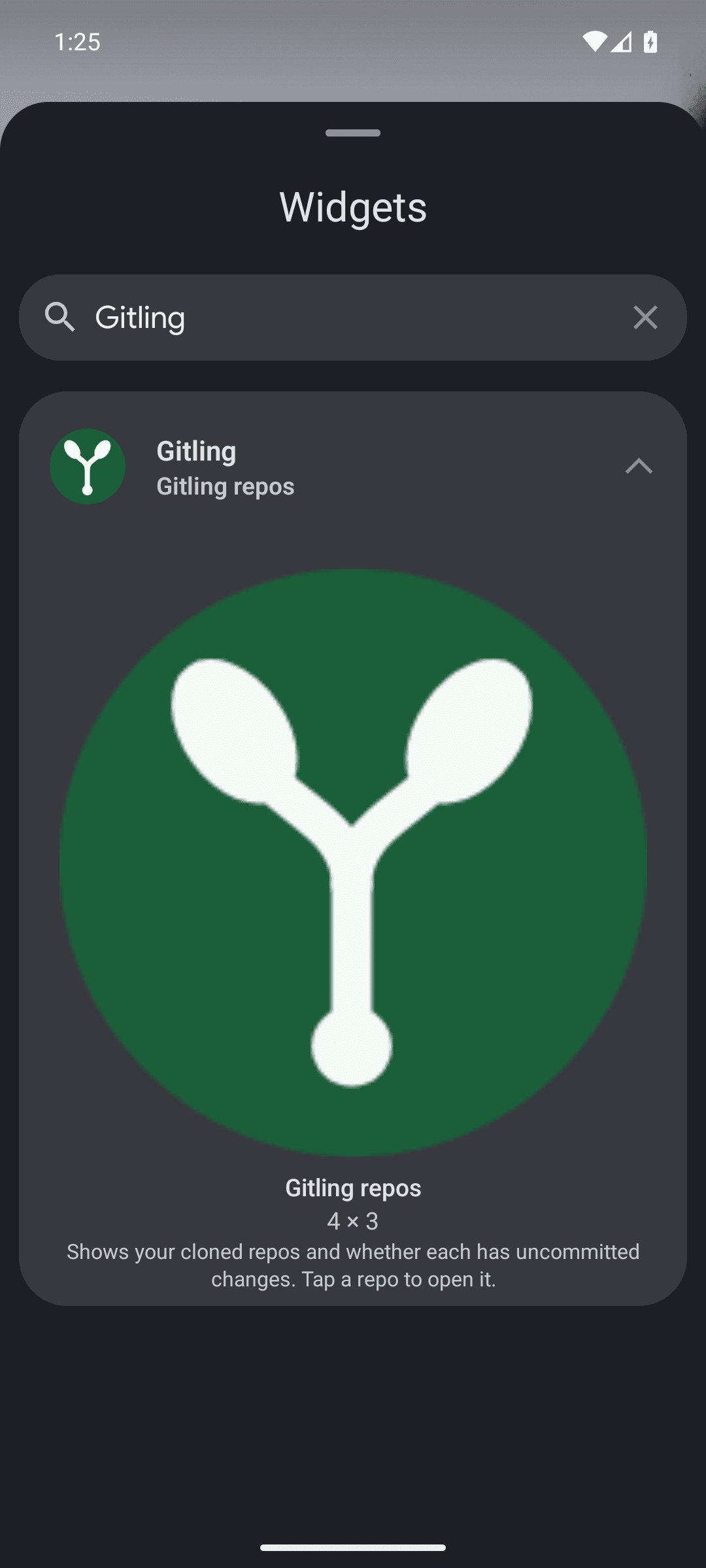 Скриншот 2 — Gitling