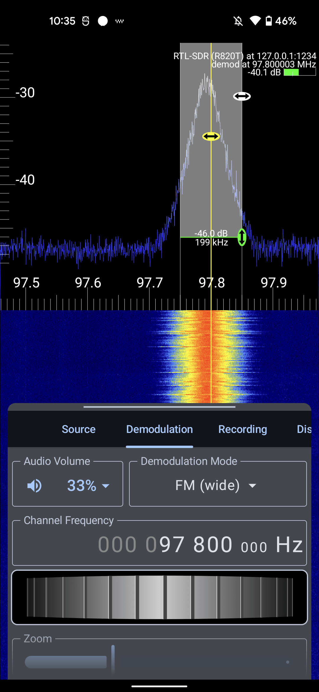 Скриншот 1 — RF Analyzer (FOSS)
