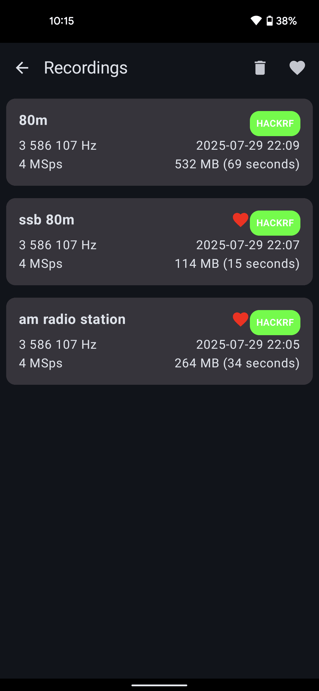 Скриншот 3 — RF Analyzer (FOSS)