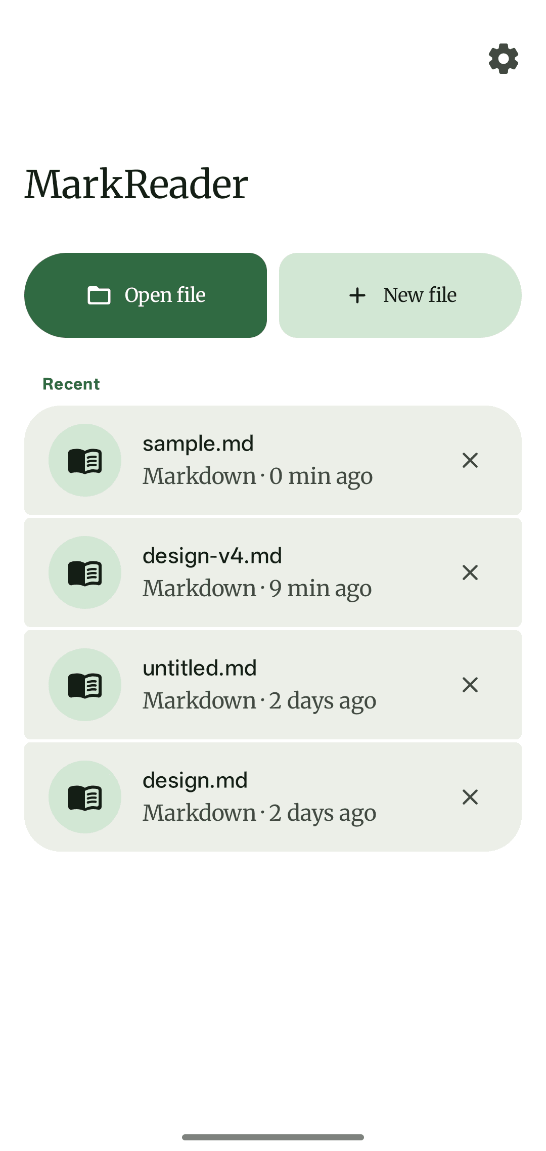 Скриншот 1 — MarkReader - Markdown Reader