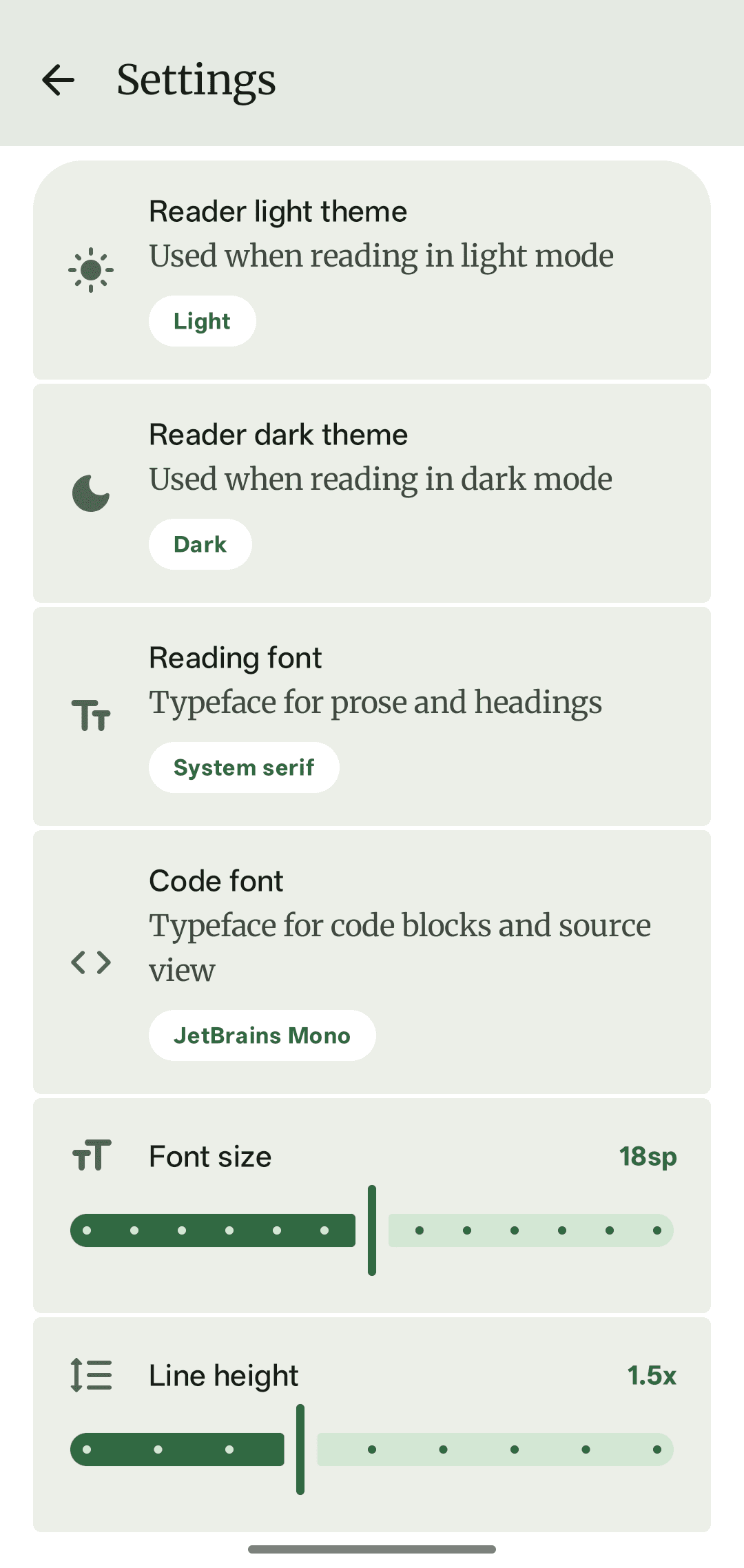Скриншот 4 — MarkReader - Markdown Reader