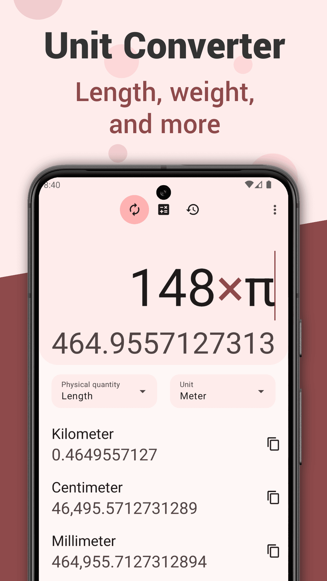 Скриншот 4 — Calculator You: Math & Units
