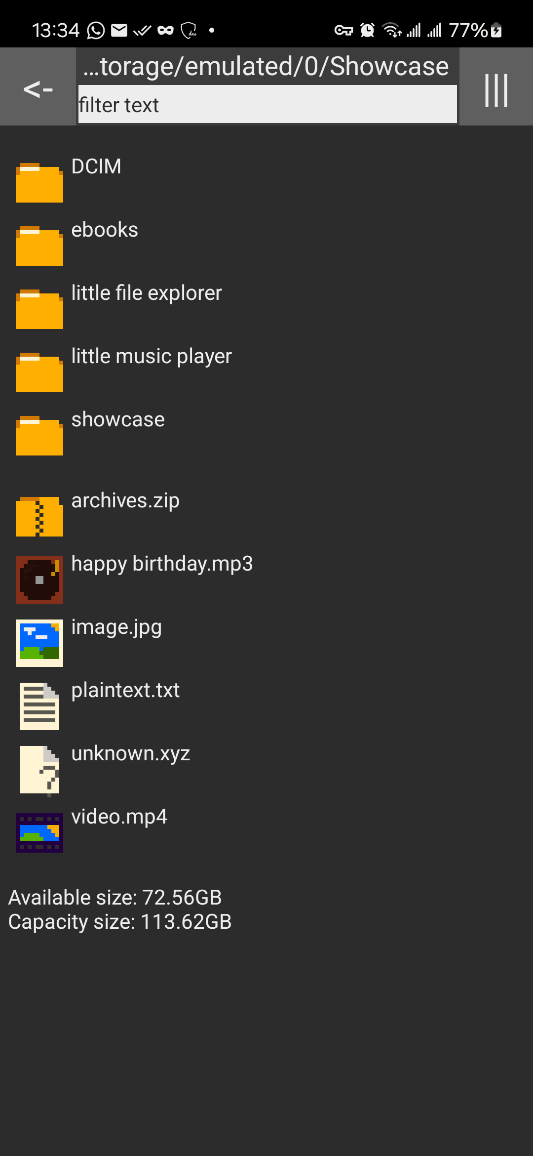 Скриншот 4 — Little File Explorer