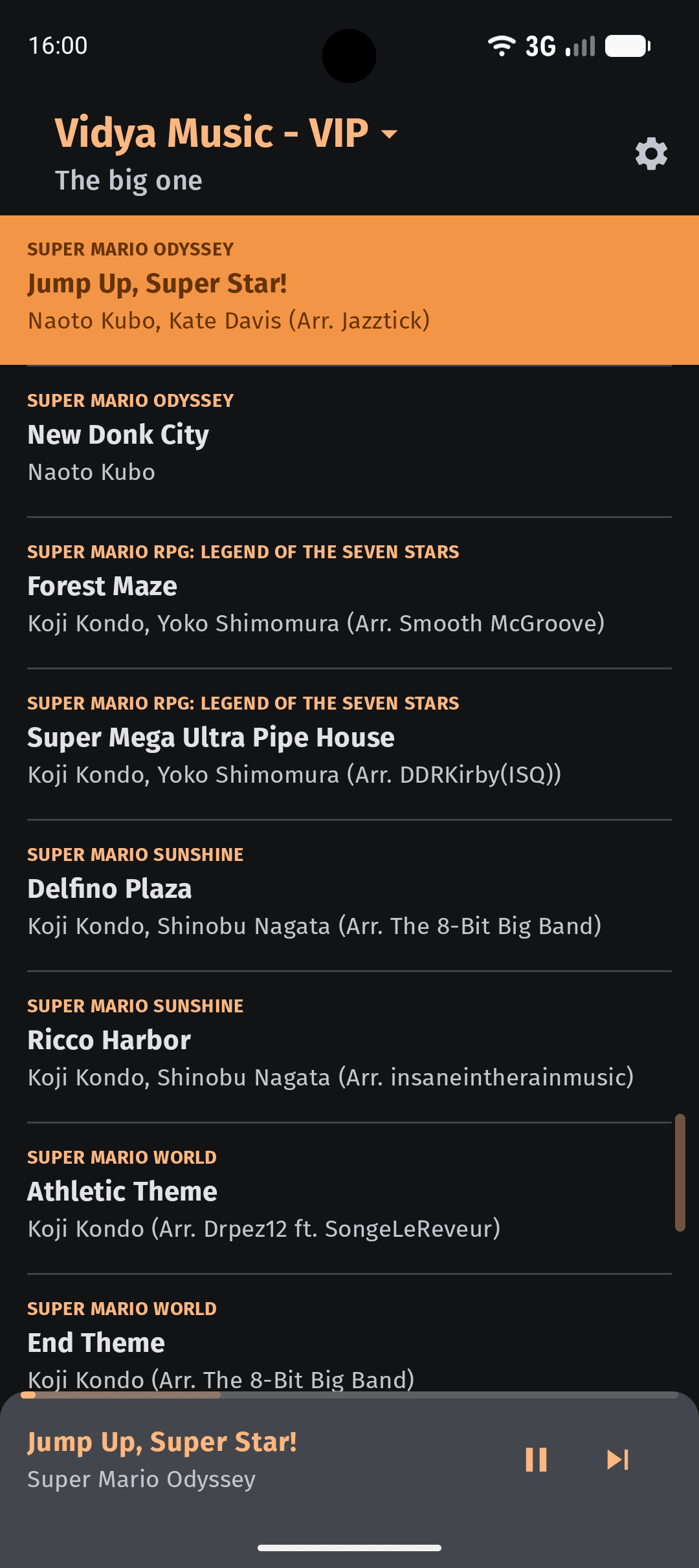 Скриншот 4 — Vidya Music: Aersia VIP Player