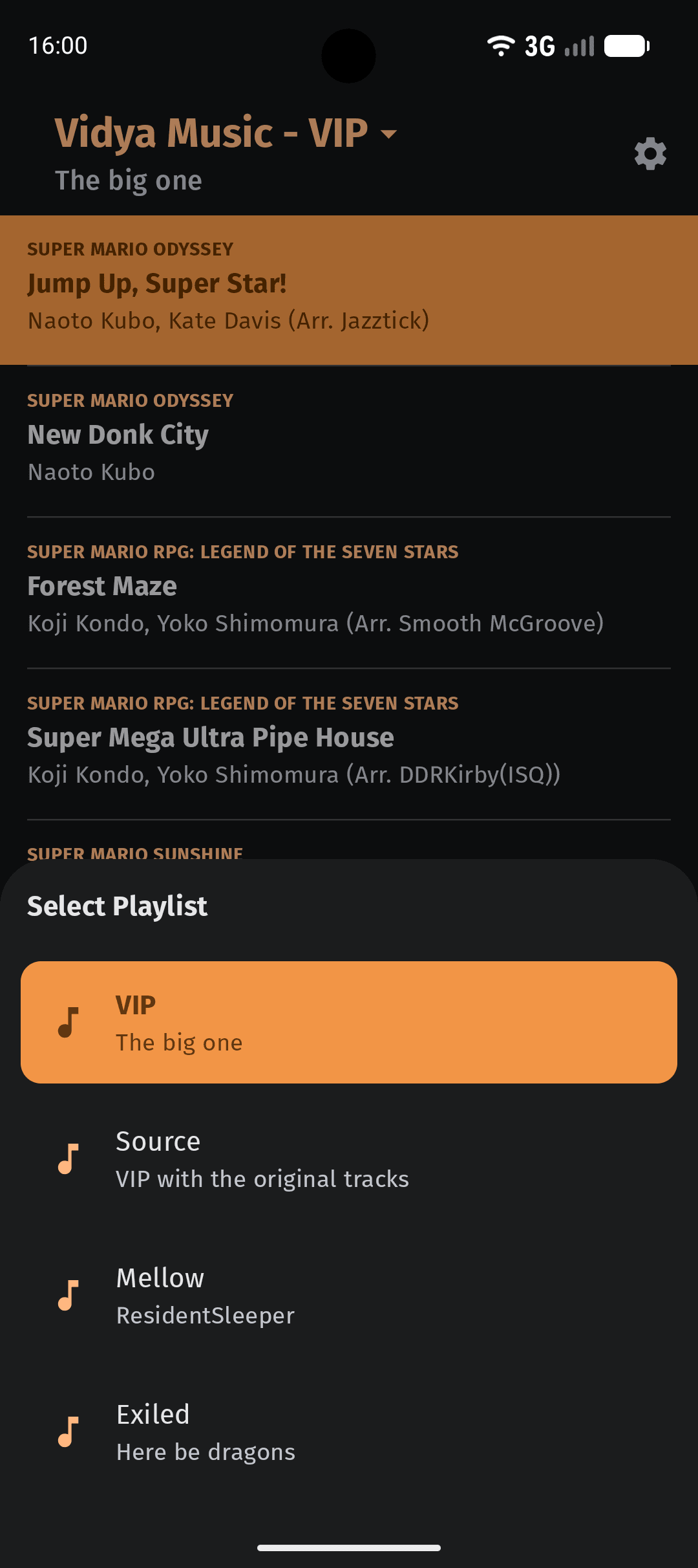 Скриншот 6 — Vidya Music: Aersia VIP Player
