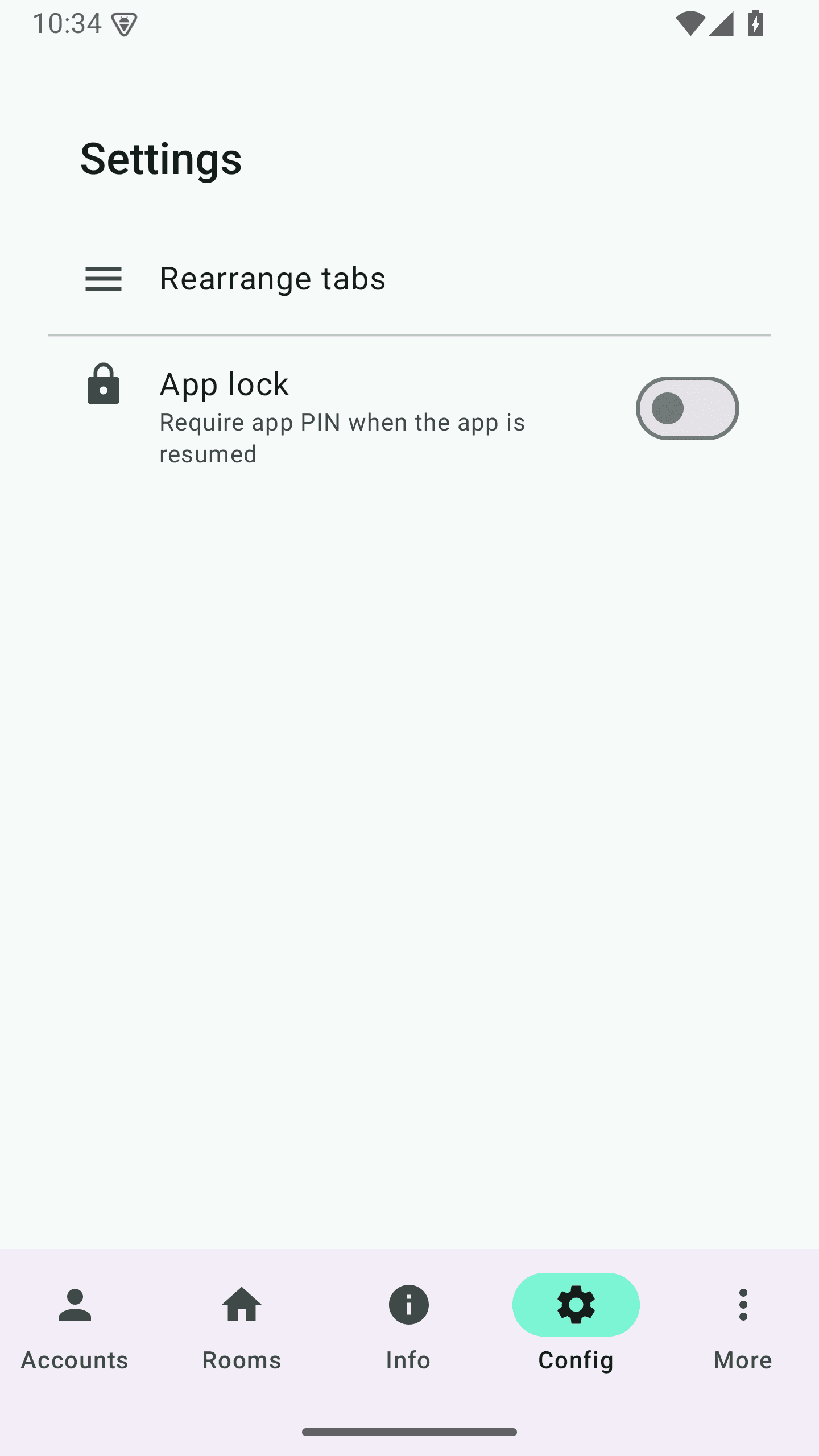 Скриншот 2 — Matrix Synapse Manager