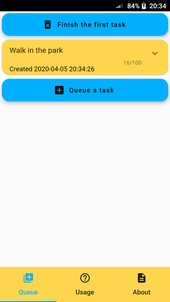 Скриншот 1 — QueueToDo
