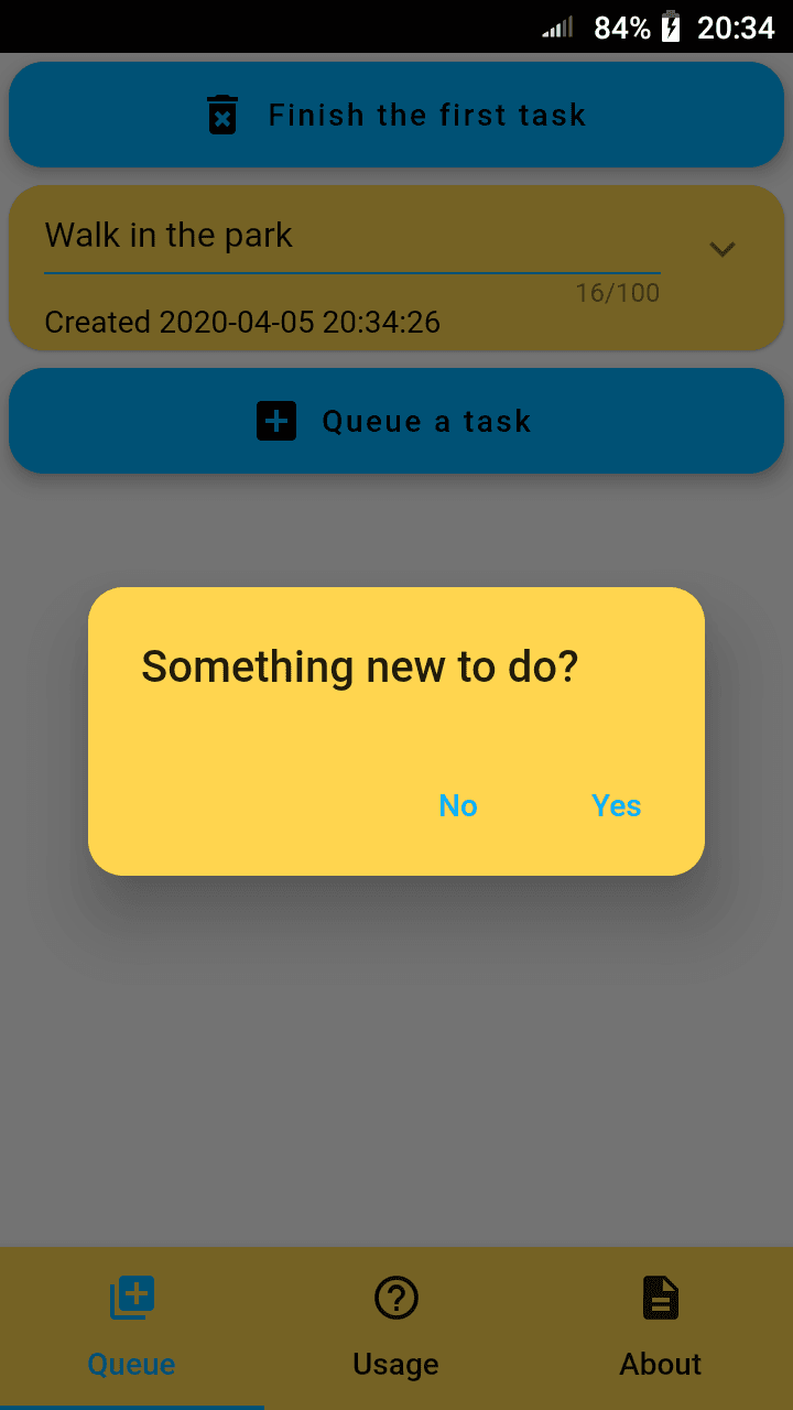 Скриншот 2 — QueueToDo