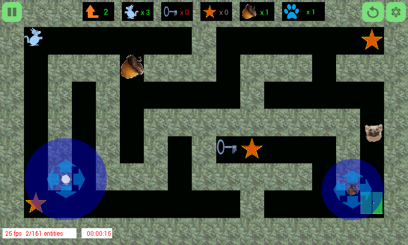 Скриншот 1 — The Squirrel's Maze 2D