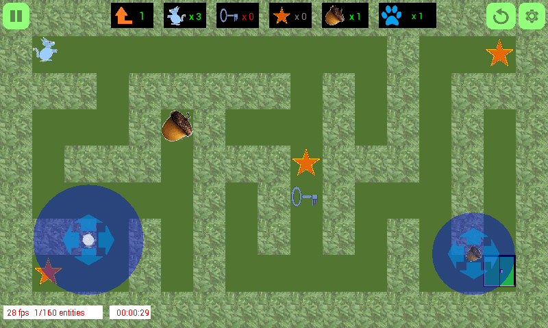 Скриншот 4 — The Squirrel's Maze 2D