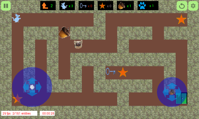 Скриншот 5 — The Squirrel's Maze 2D