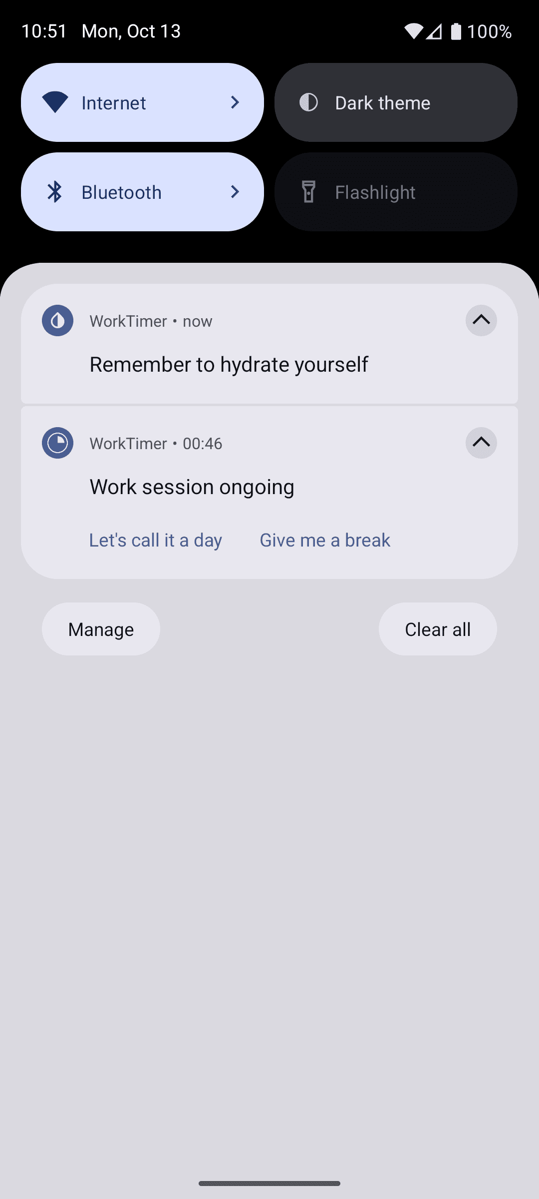 Скриншот 3 — WorkTimer