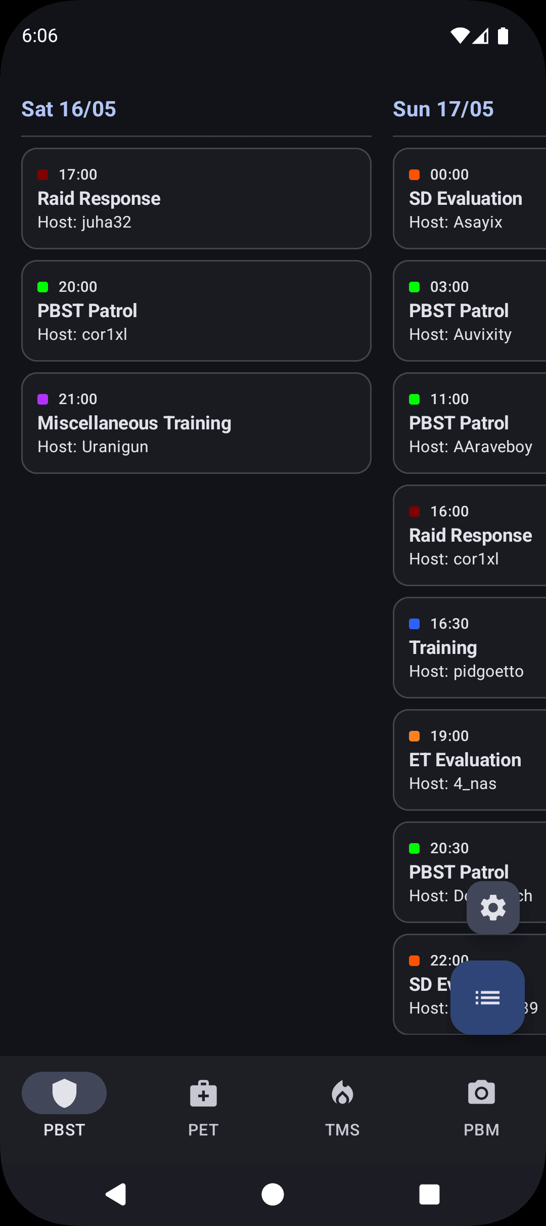 Скриншот 1 — PB Schedule Viewer