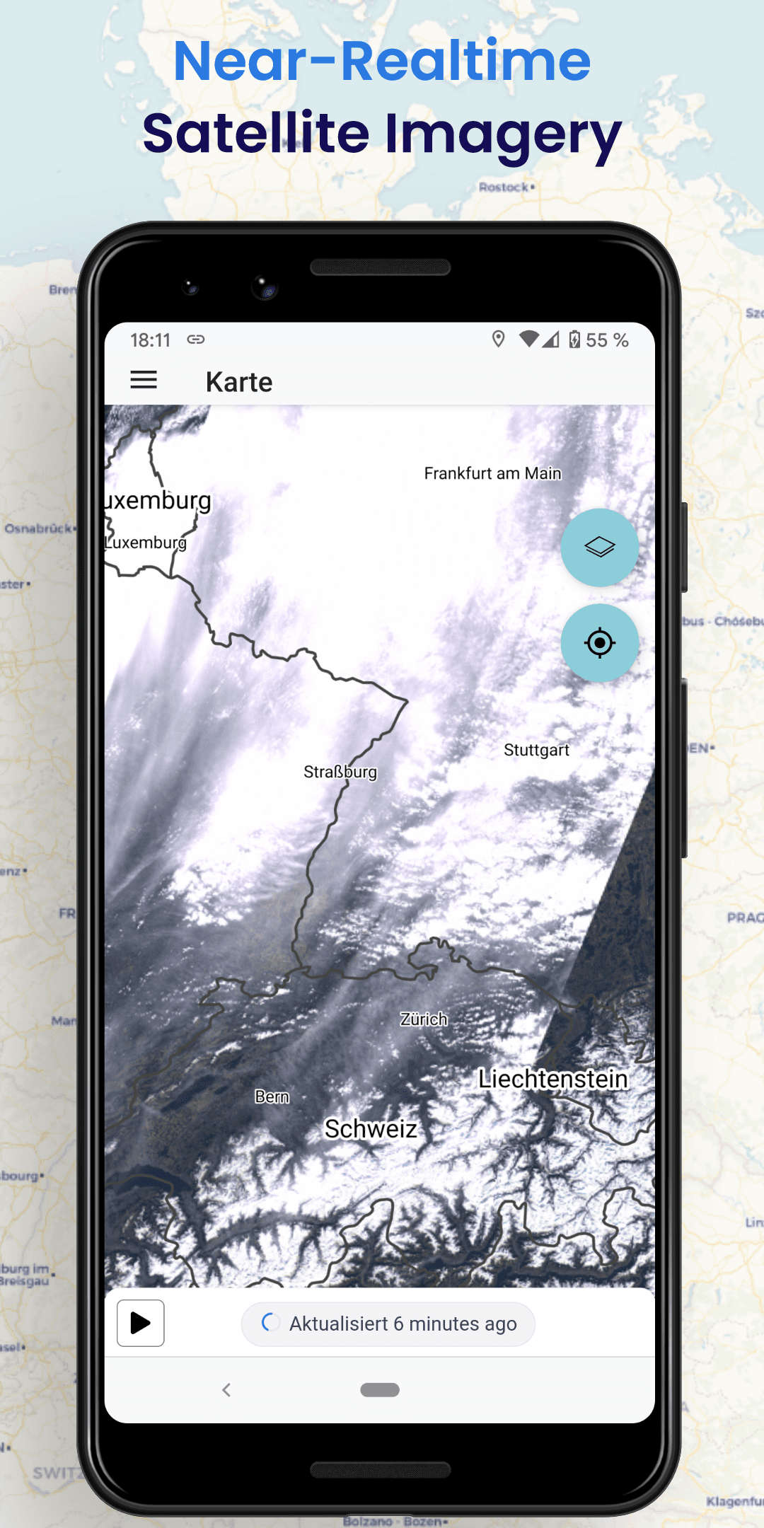 Скриншот 3 — Meteocool - Rain radar