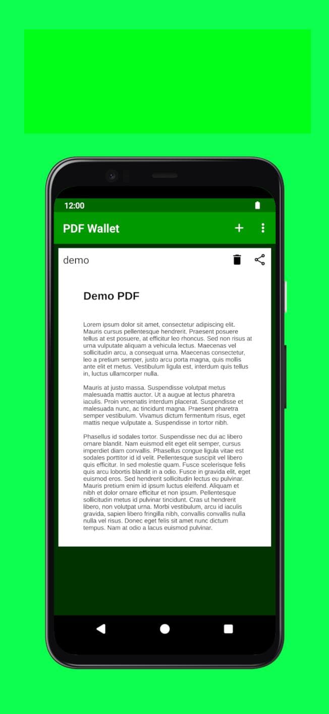 Скриншот 1 — PDF Wallet