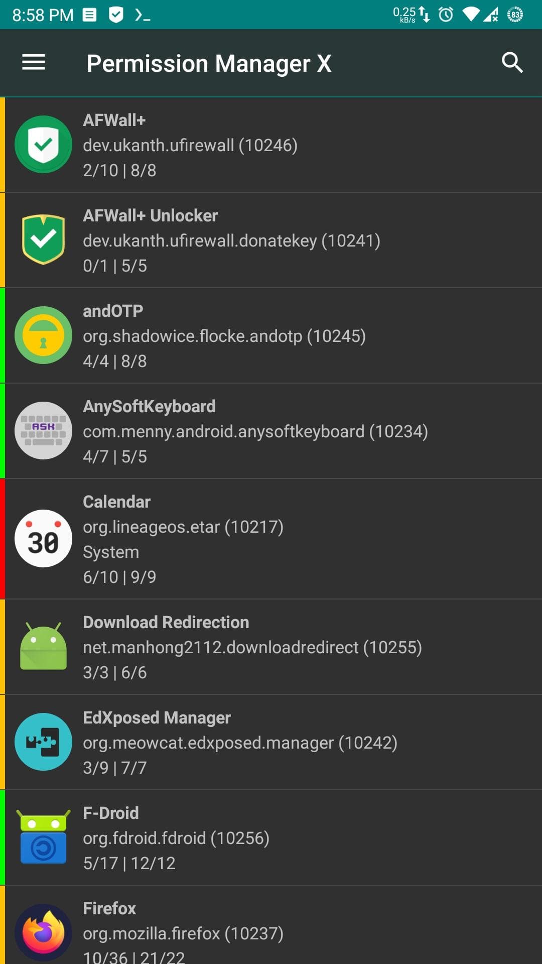 Скриншот 1 — Permission Manager X