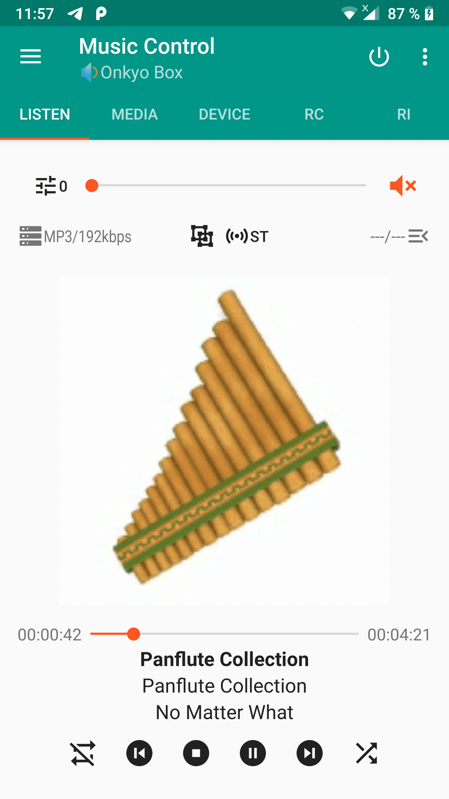 Скриншот 1 — Enhanced Music Controller Lite