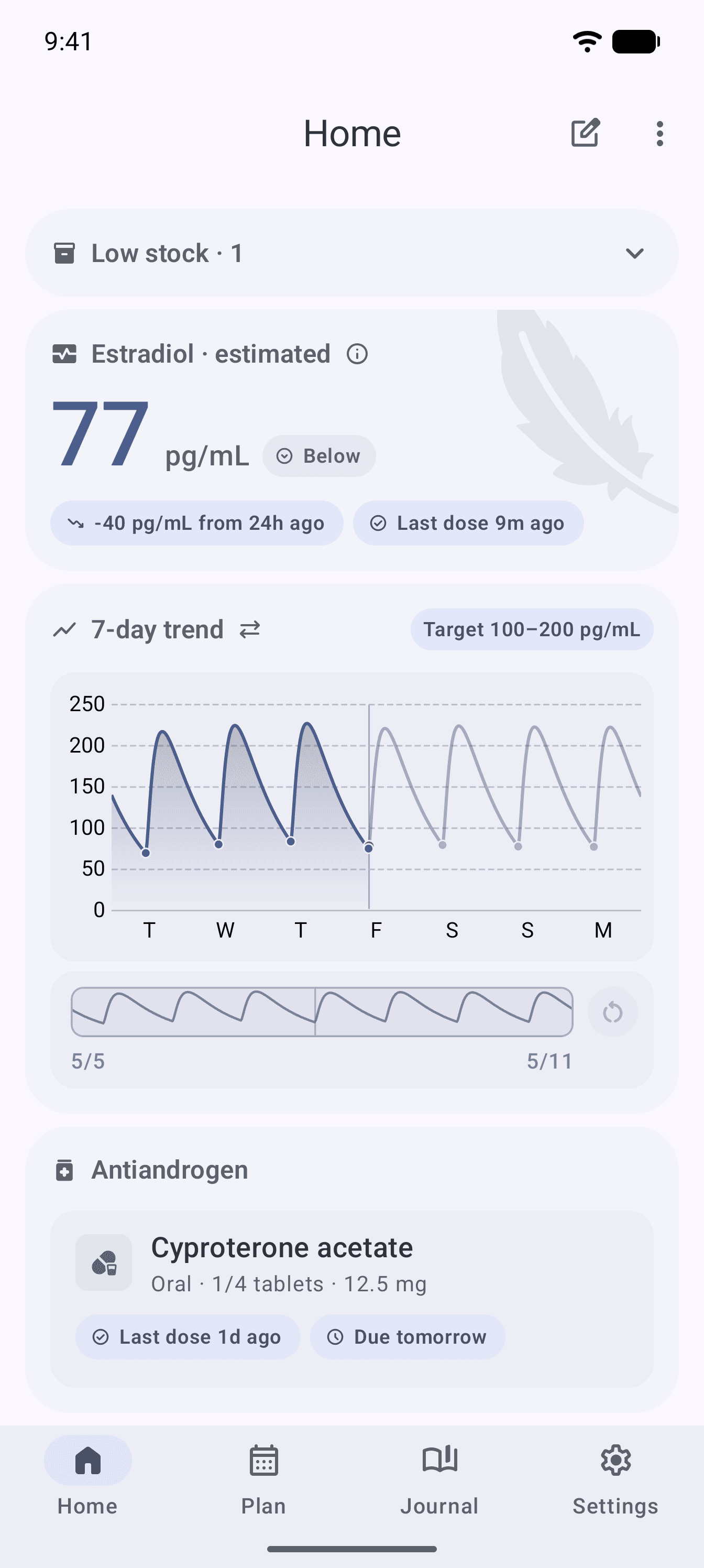 Скриншот 1 — Featherline: HRT Tracker