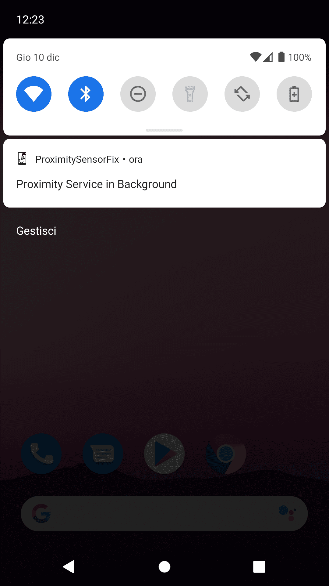 Скриншот 2 — ProximitySensorFix