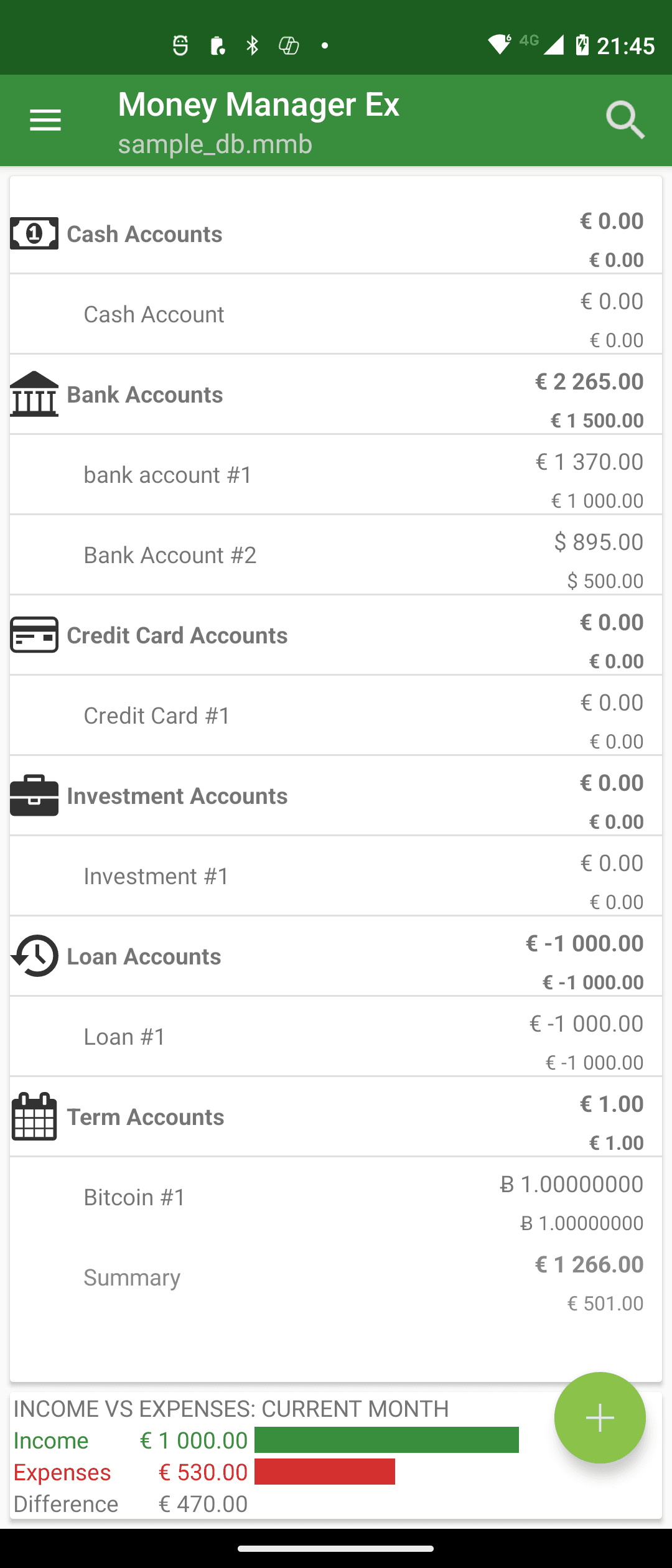 Скриншот 8 — Money Manager Ex