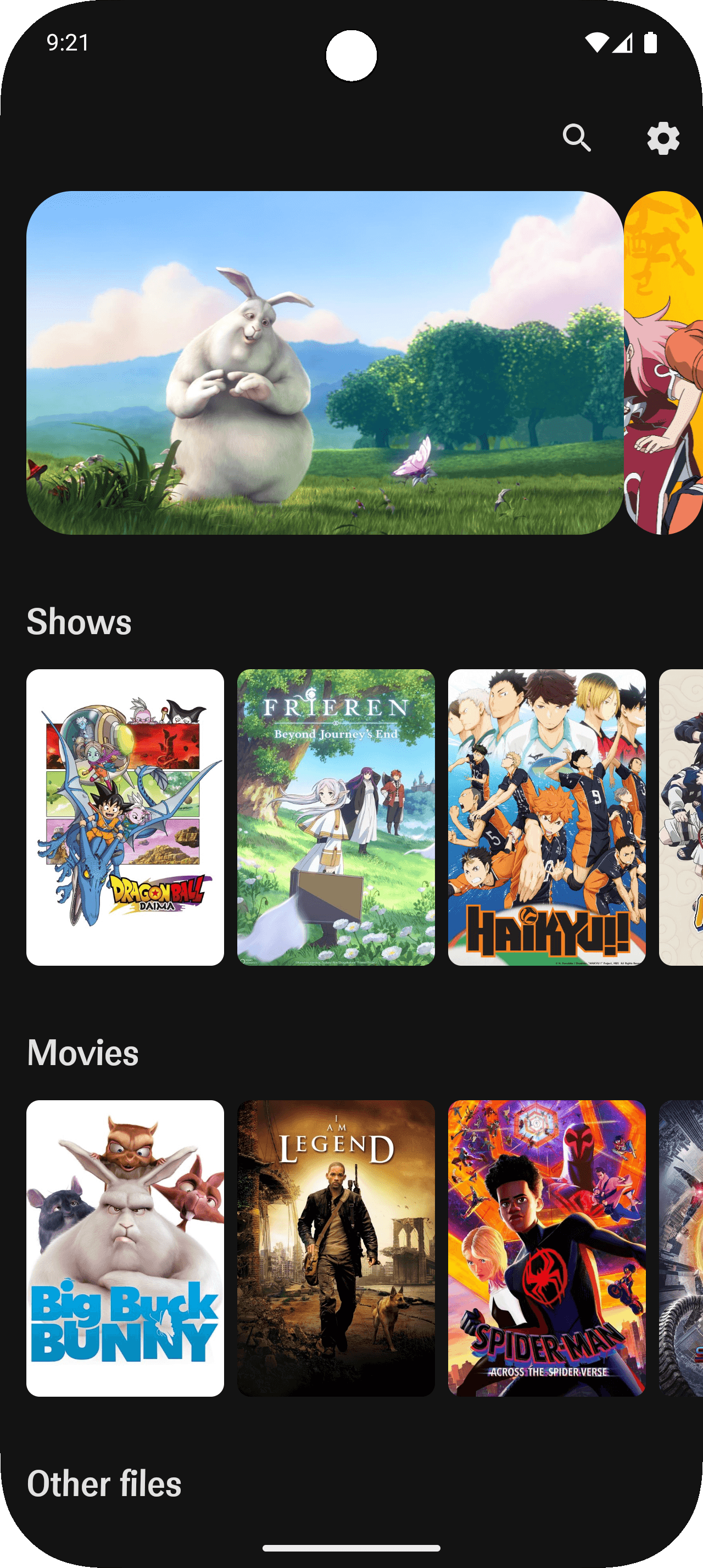 Скриншот 1 — Flux - Movies, Shows & Anime local player
