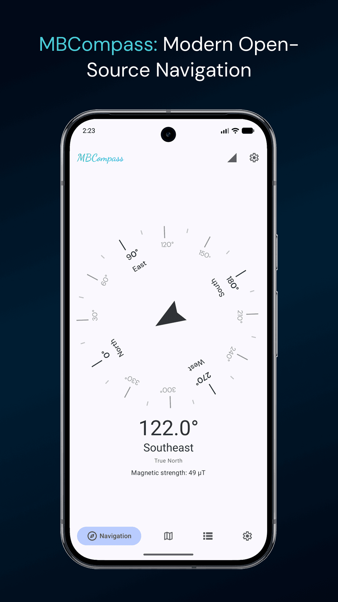 Скриншот 1 — MBCompass