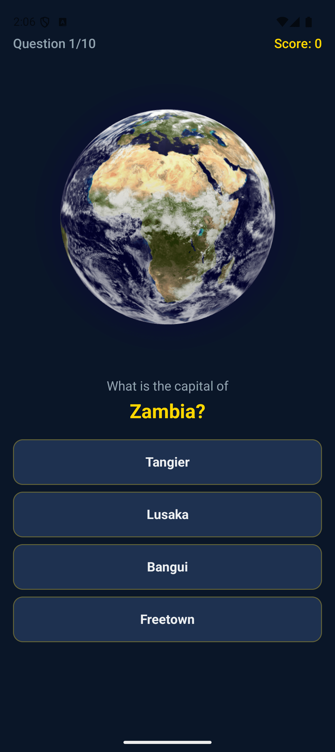 Скриншот 2 — Africa Quiz